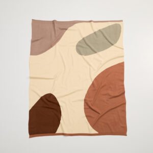Arc Viscose Knit adult throw blanket, main texture view