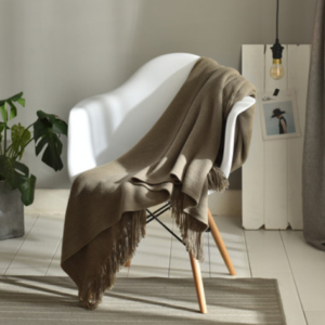 Everyday Fringe Knit adult throw blanket, main texture view